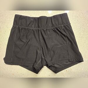 Black Women's Spandex Shorts; size Medium